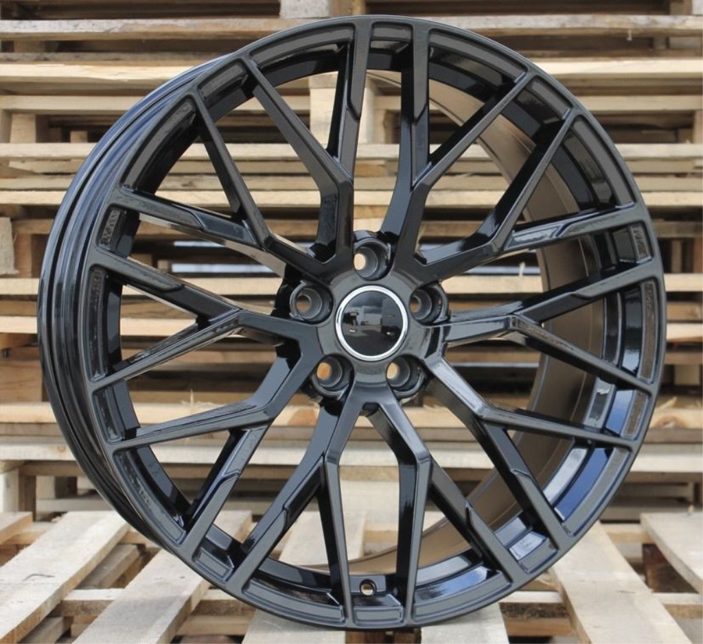 23X9.5 5X112 ET15 66.5 GLOSS_BLACK AUDI_0410 GENUINE FOR AUDI ET15