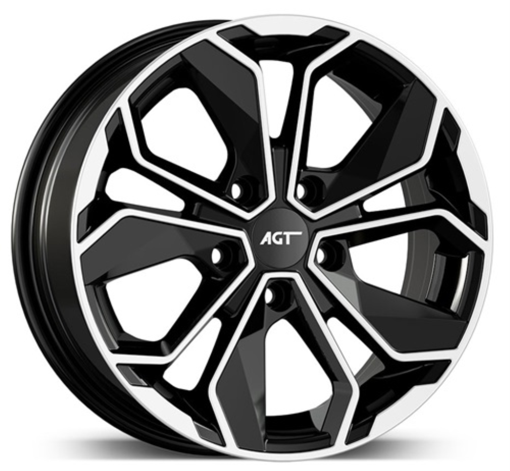 16X6.5 5X114.3 ET40 67.1 GLOSS_BLACK_DIAMOND 16163 Moderna felga pogodna za montažu na Francuska i Azjska vozila. ET40