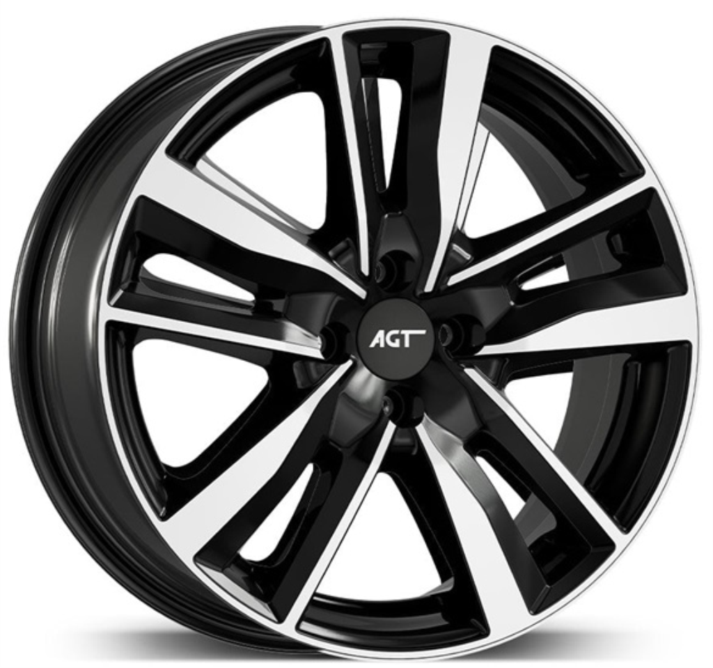 17X7 5X108 ET46 65.1 GLOSS_BLACK_DIAMOND 17226 MADE FOR MAK ITALY ET46