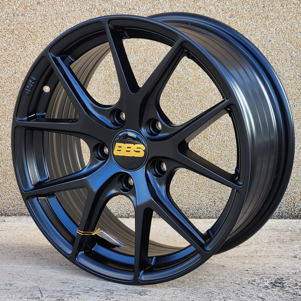 19X8.5 5X114.3 ET38 73.1 SATIN_BLACK BBS_502 GENUINE BBS CI ET38