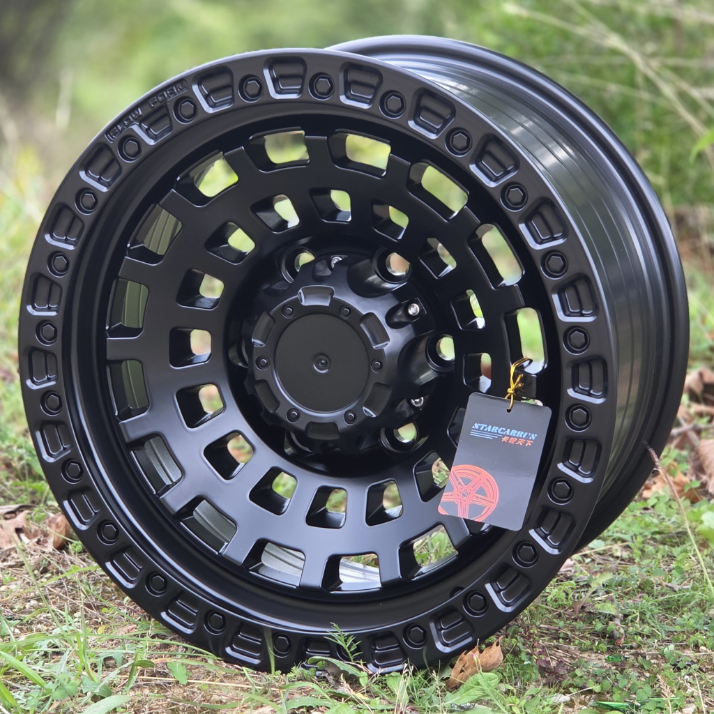16X8 6X139.7 ET0 110 MATT_BLACK 4X4_603 GENUINE 4X4 ET0