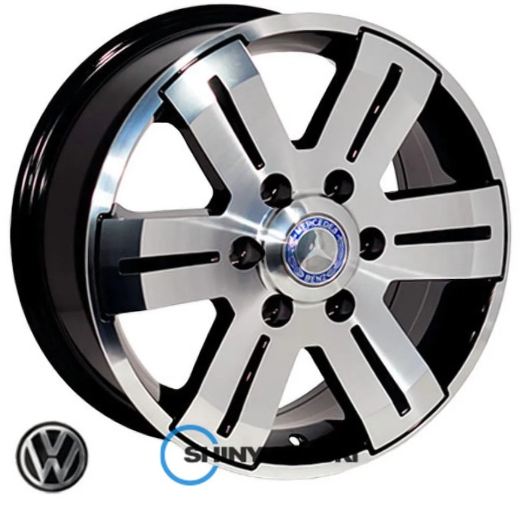 16X7 6X130 ET55 84.1 BMF BK562 GENUINE FOR MERCEDES SPRINTER ET55