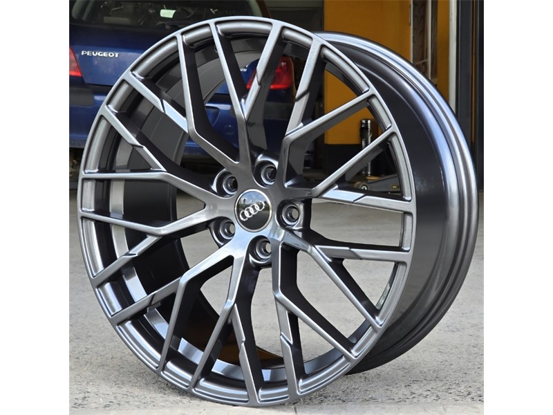 19X8.5 5X112 ET35 66.45 GUNMETAL AUDI_R8_0174
