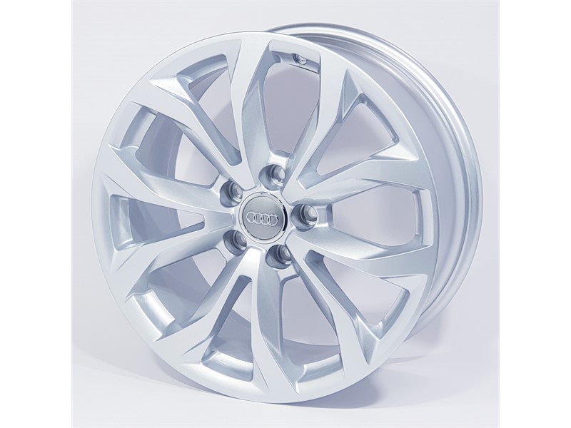18X8 5X112 ET39 66.45 SILVER AUDI FBX249-8