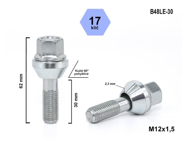 VIJAK PRIL.GL. 12X1.5X30GL17