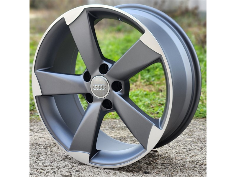 18X8 5X112 ET40 66.5 MATT_GMF AUDI_ROTOR_BK217