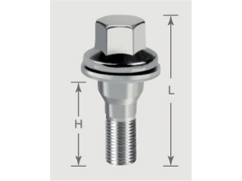 VIJAK PEUG CITR 12X1.25X35GL17 RAVNI CHROME